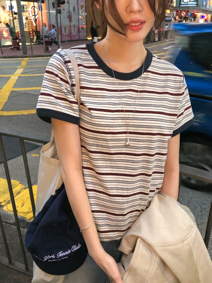 ERUME韓國代購女士新款推薦熱賣26春夏時尚職業人氣休閑T恤ERUMET恤