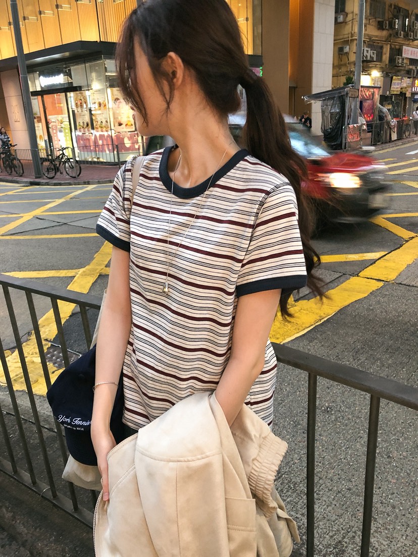 ERUME韓國代購女士新款推薦熱賣26春夏時尚職業人氣休閑T恤ERUMET恤