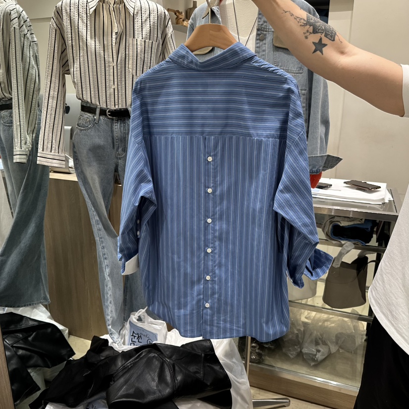 MELO東大門實拍女裝新款熱賣休閑人氣26春夏推薦襯衫蕾絲衫MELO襯衫/蕾絲衫