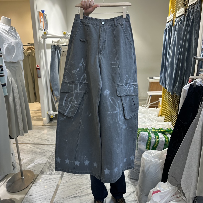 STICK WITH東大門代購女裝新款人氣休閑真品26春夏休閑褲STICK WITH休閑褲圖色2