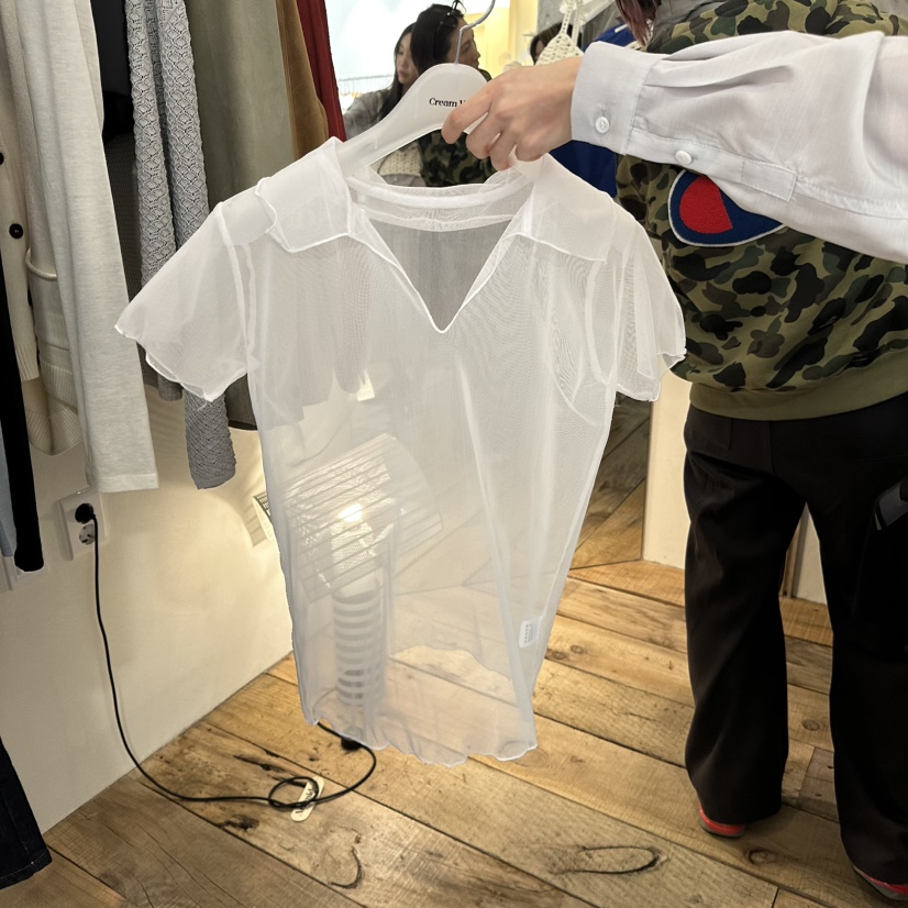 CREAM VILLA韓國直郵女士新品職業襯衫蕾絲衫CREAMVILLA襯衫/蕾絲衫圖色2