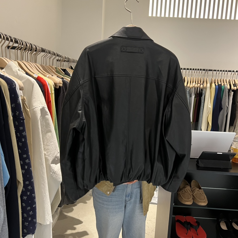 PLATE東大門實拍女裝新款熱賣推薦職業真品26春夏皮衣皮革PLATE皮衣