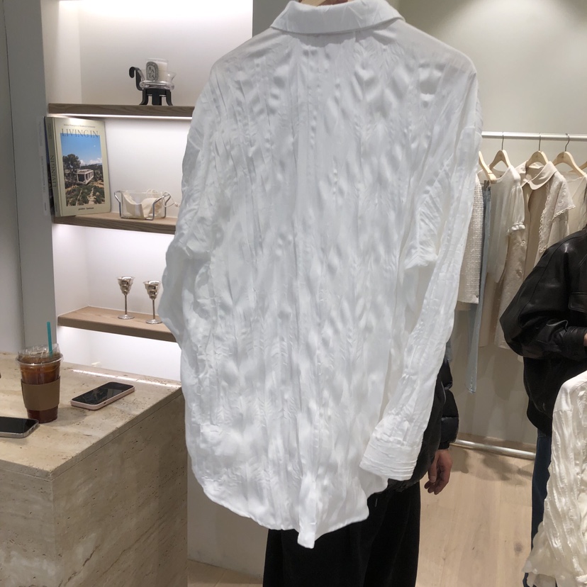 LIFFEY東大門代購女士新品職業推薦26春夏時尚襯衫蕾絲衫LIFFEY襯衫/蕾絲衫