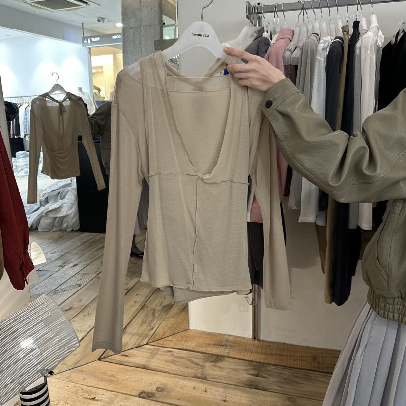 CREAM VILLA韓國代購女裝新款熱賣吊帶背心不含內搭CREAMVILLA吊帶/背心圖色3