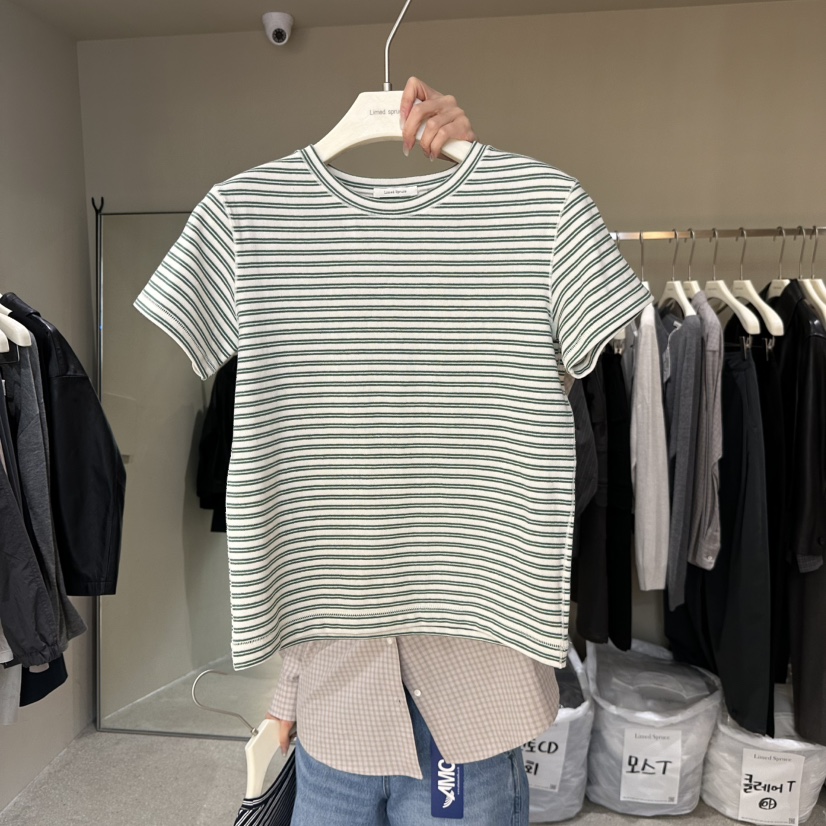 LIMED SPRUCE東大門代購女士新款休閑時尚推薦26春夏T恤Limed SpruceT恤圖色1