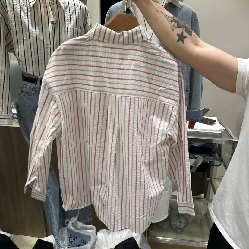 MELO韓國代購女裝新款休閑職業熱賣時尚26春夏襯衫蕾絲衫MELO襯衫/蕾絲衫