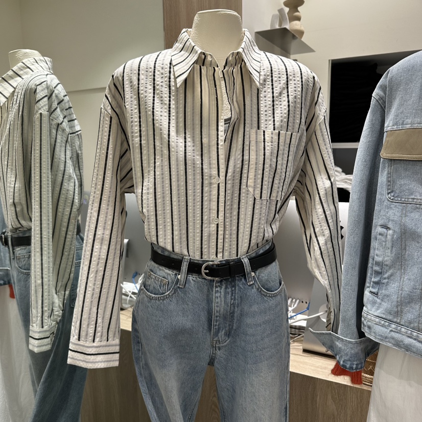 MELO韓國代購女裝新款休閑職業熱賣時尚26春夏襯衫蕾絲衫MELO襯衫/蕾絲衫圖色1