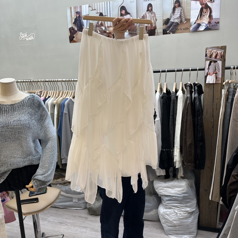 STICK WITH東大門代購女裝新款26春夏休閑時尚推薦真品長裙STICK WITH長裙