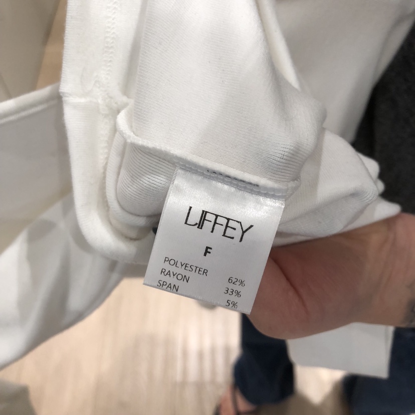 LIFFEY東大門代購女士新款熱賣26春夏休閑人氣長袖T恤船領LIFFEY長袖T恤
