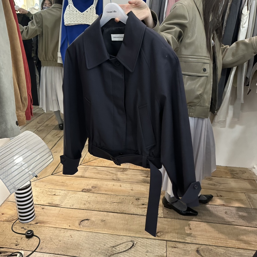 CREAM VILLA東大門實拍女士新品人氣夾克CREAMVILLA夾克圖色2