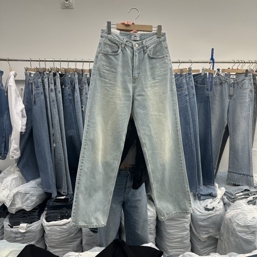 PAI韓國直郵女士新款人氣職業休閑推薦26春夏真品熱賣牛仔褲[PΛi]_PAi牛仔褲圖色1