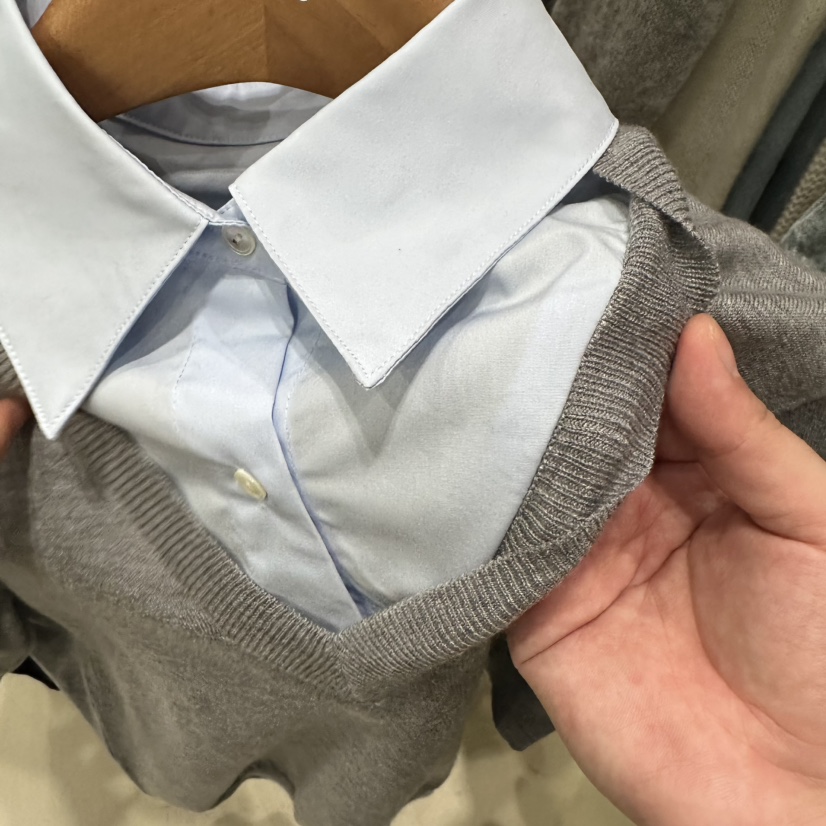 MELO東大門實拍女士新款熱賣26春夏職業人氣T恤假兩件混紡MELOT恤