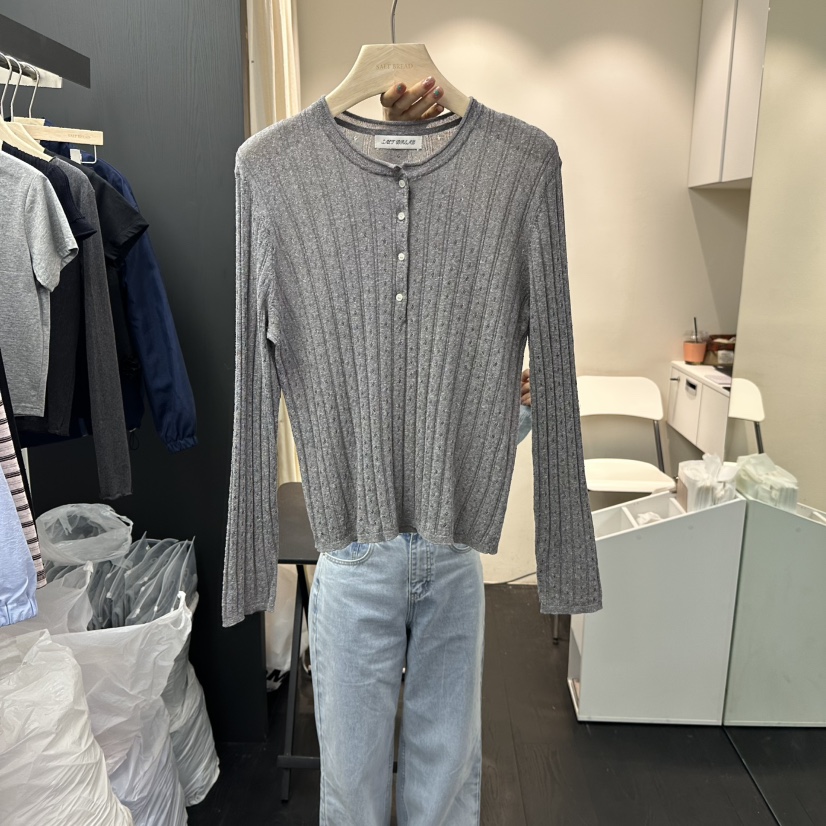 SALT BREAD東大門代購女裝新款時尚職業熱賣26春夏針織衫SALT BREAD針織衫圖色2