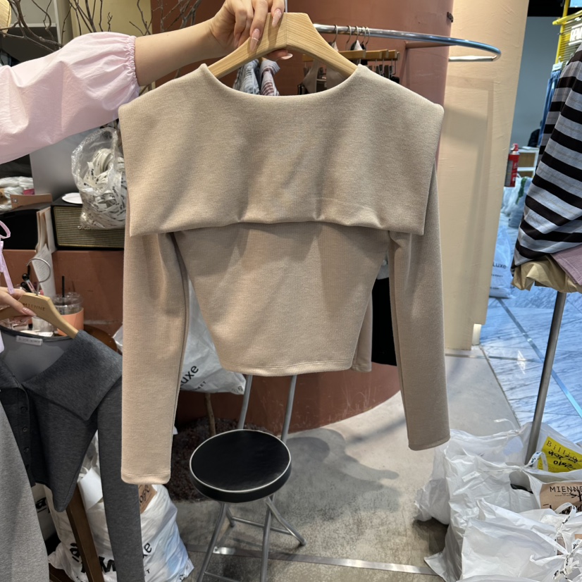 MIENNE東大門直郵女士新款真品職業熱賣時尚推薦26春夏長袖T恤MIENNE長袖T恤