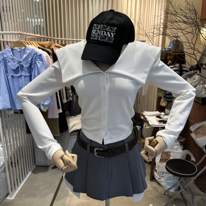 MIENNE東大門直郵女士新款真品職業熱賣時尚推薦26春夏長袖T恤MIENNE長袖T恤圖色1