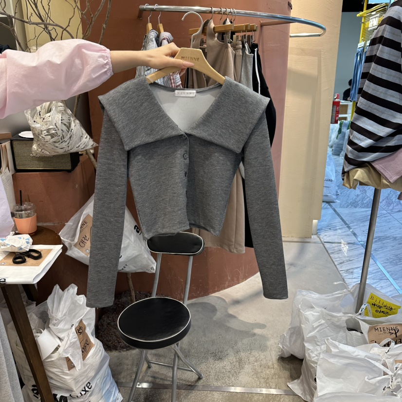 MIENNE東大門直郵女士新款真品職業熱賣時尚推薦26春夏長袖T恤MIENNE長袖T恤圖色2