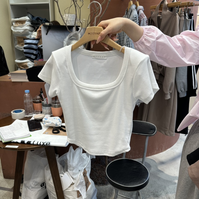 MIENNE東大門代購女士新品真品人氣26春夏熱賣推薦休閑T恤MIENNET恤圖色1