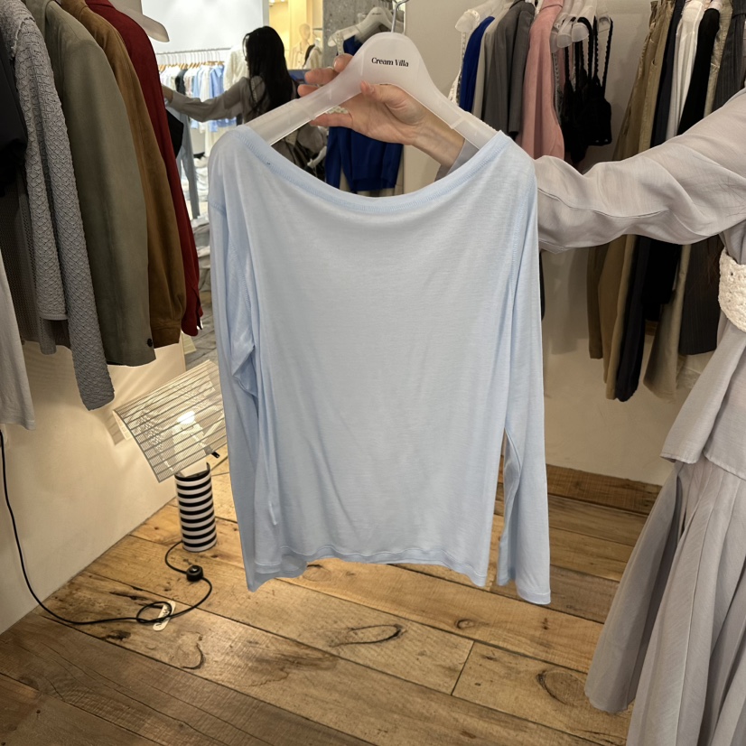CREAM VILLA韓國直郵女裝新品推薦長袖T恤CREAMVILLA長袖T恤圖色3