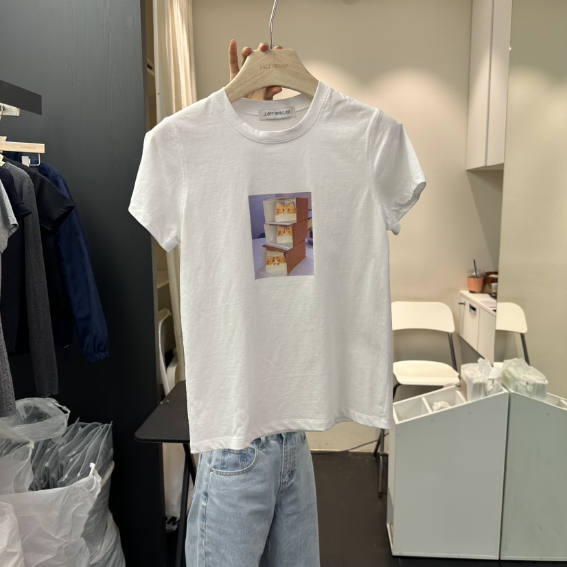 SALT BREAD韓國代購女士新品人氣推薦熱賣休閑職業真品T恤SALT BREADT恤圖色1