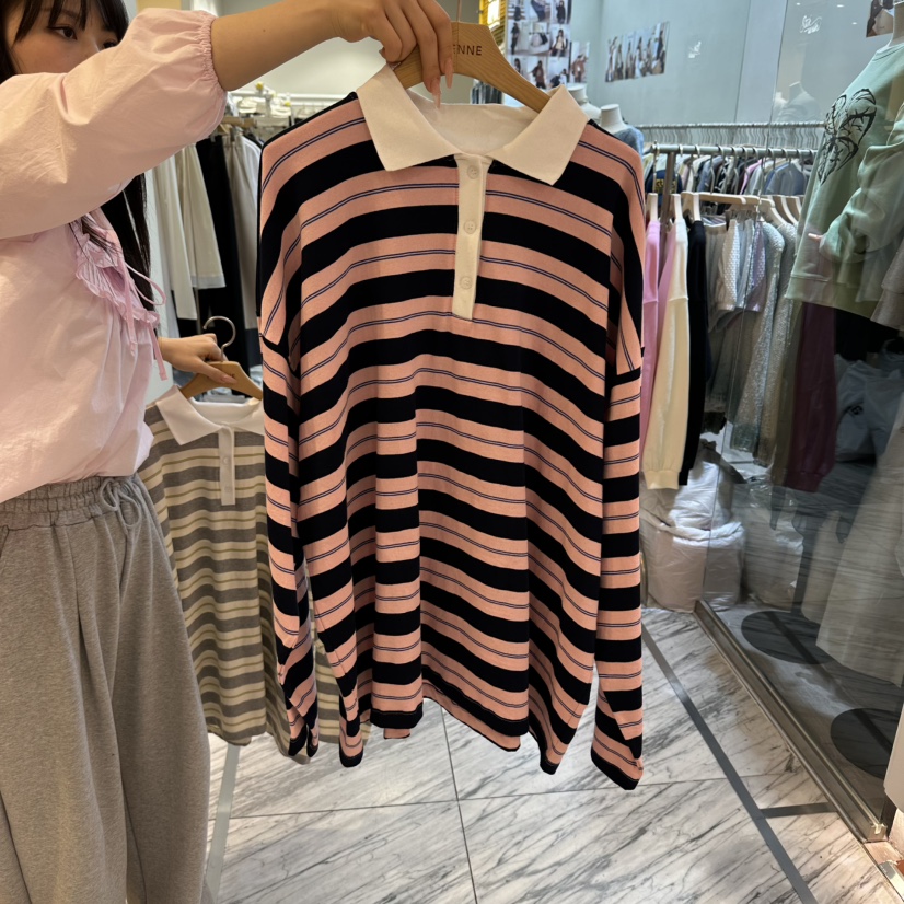 MIENNE東大門直郵女士新款推薦時尚真品職業熱賣26春夏長袖T恤MIENNE長袖T恤圖色2