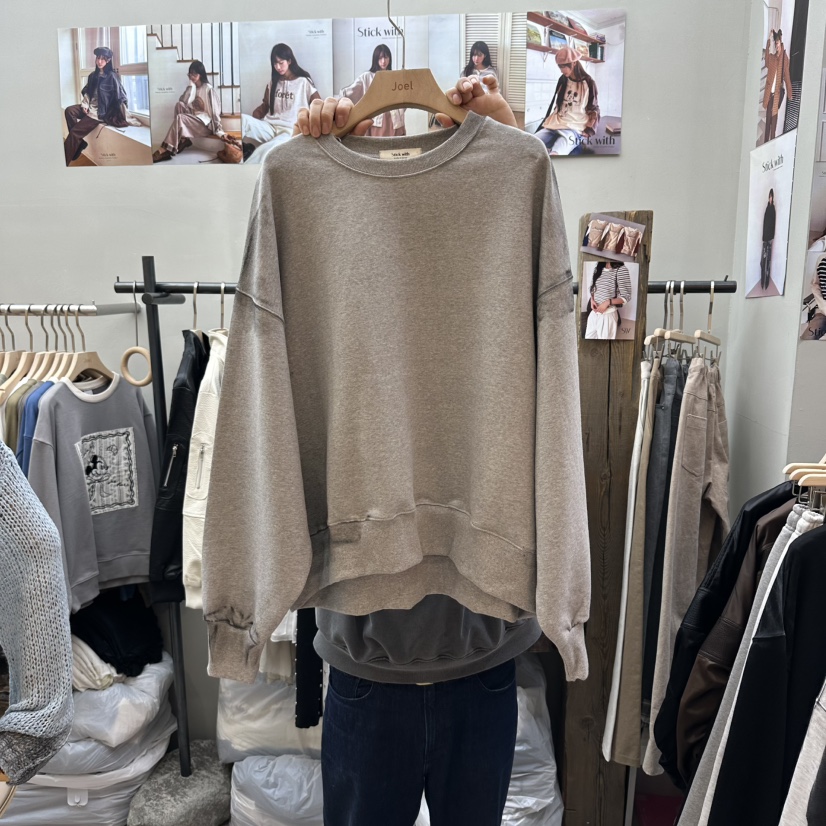 STICK WITH東大門直郵女士新品職業時尚真品推薦26春夏衛衣STICK WITH衛衣圖色1