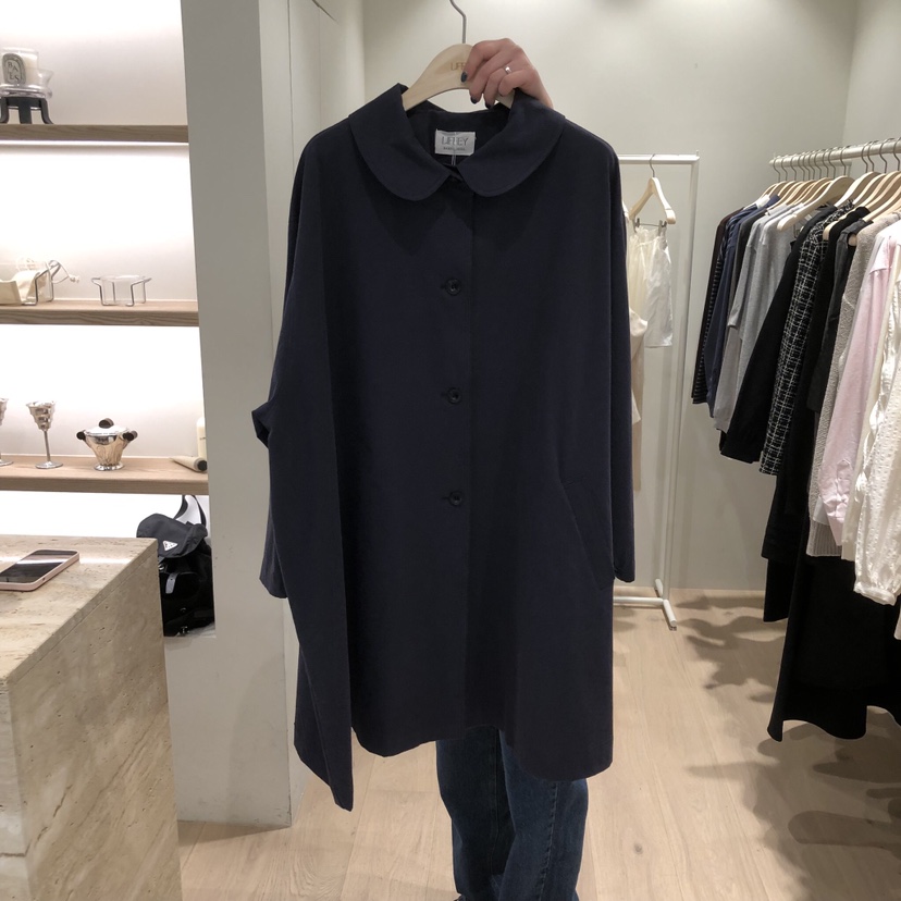 LIFFEY東大門實拍女裝新品真品時尚26春夏職業人氣長款風衣LIFFEY長款風衣圖色2