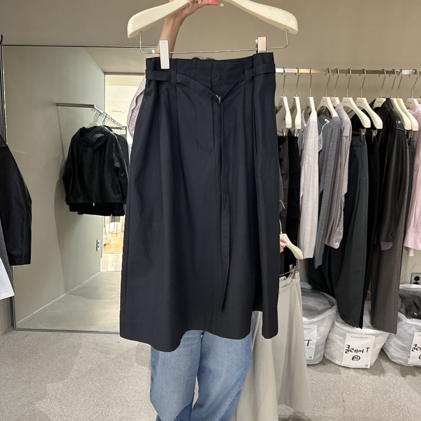 LIMED SPRUCE東大門代購女裝新品人氣26春夏休閑長裙含腰帶Limed Spruce長裙圖色2