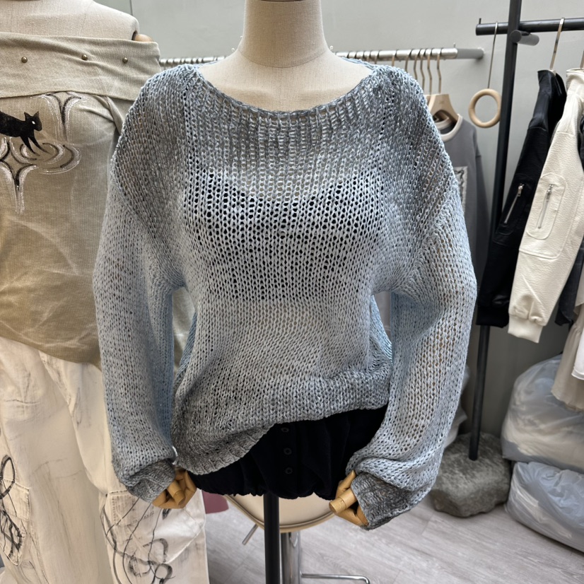 STICK WITH東大門代購女裝新款推薦26春夏人氣休閑針織衫STICK WITH針織衫圖色1