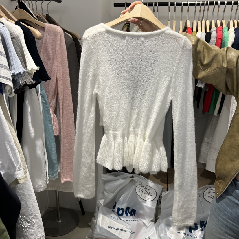 PLATE韓國直郵女裝新品推薦職業熱賣休閑時尚真品26春夏針織衫PLATE針織衫