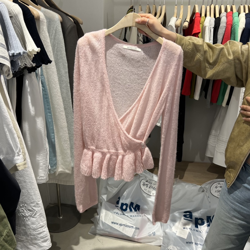 PLATE韓國直郵女裝新品推薦職業熱賣休閑時尚真品26春夏針織衫PLATE針織衫圖色2