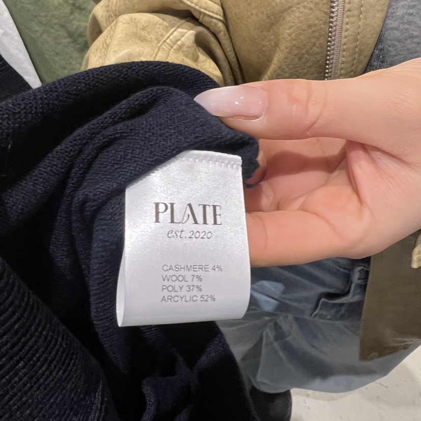 PLATE韓國直郵女裝新品26春夏休閑職業時尚熱賣人氣針織衫PLATE針織衫