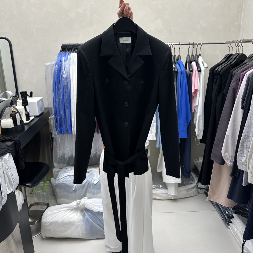 MARINER東大門直郵女士新款休閑真品時尚26春夏夾克含腰帶MARINER夾克圖色2