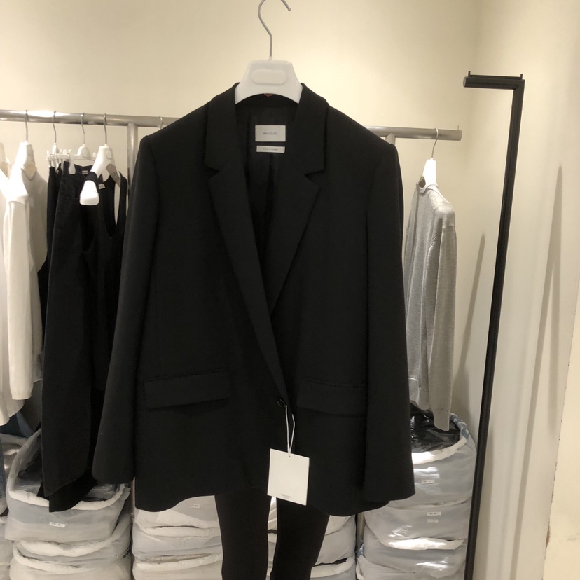 MASCULINE東大門直郵女裝新款真品推薦職業熱賣人氣時尚夾克MASCULINE夾克圖色1