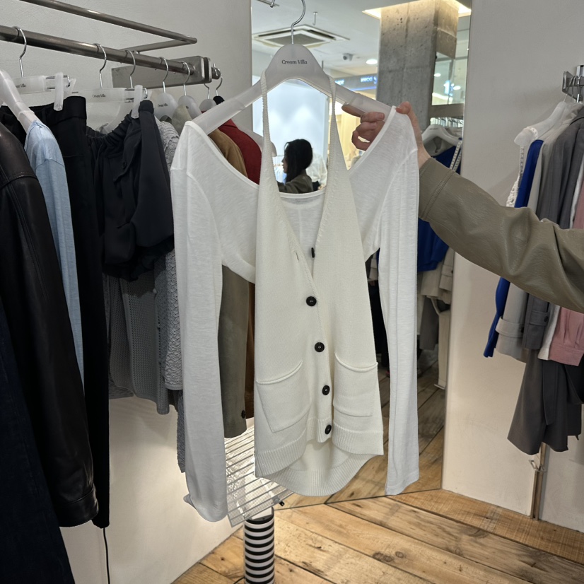 CREAM VILLA東大門實拍女士新品熱賣吊帶背心CREAMVILLA吊帶/背心圖色4