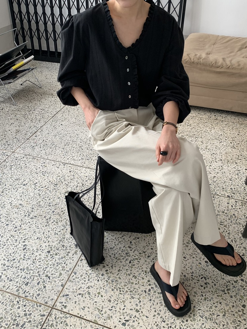 REGULARLY/PLACOR東大門直郵女裝新款人氣推薦休閑褲棉質REGULARLY/PLACOR休閑褲