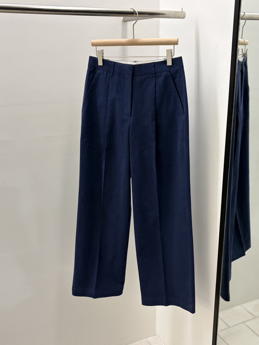 REGULARLY/PLACOR東大門直郵女裝新款人氣推薦休閑褲棉質REGULARLY/PLACOR休閑褲圖色2深藍色