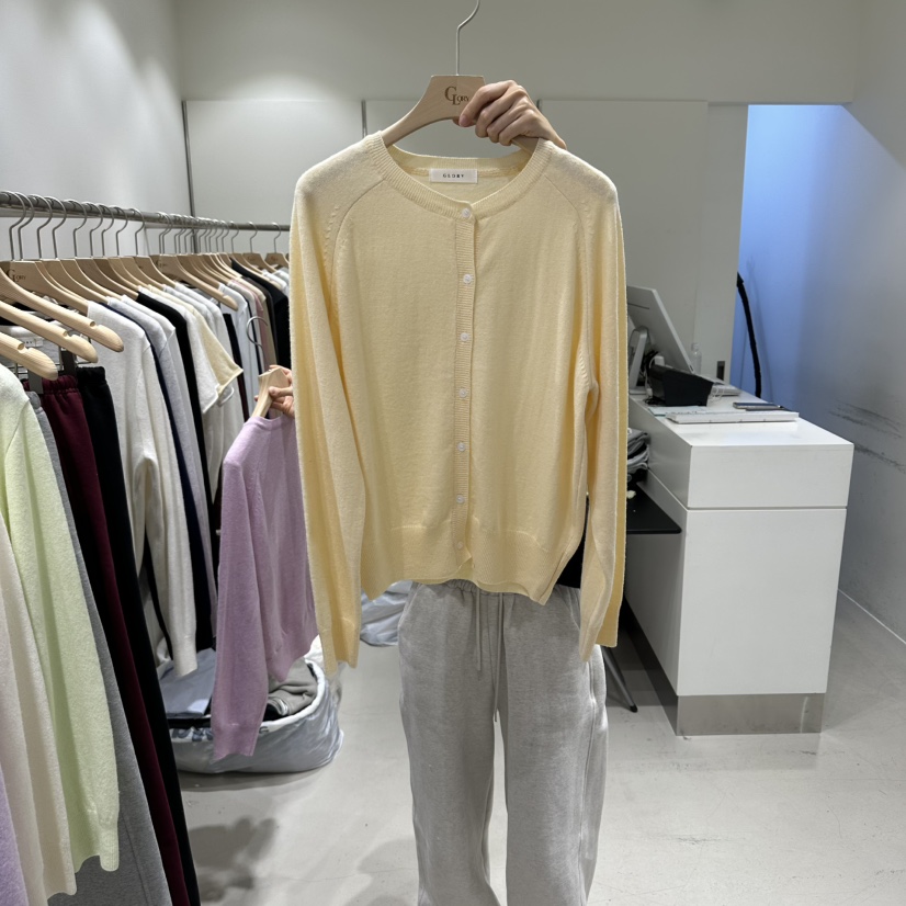 GLORY東大門直郵女士新款職業人氣時尚休閑針織衫不含內搭GLORY針織衫圖色1