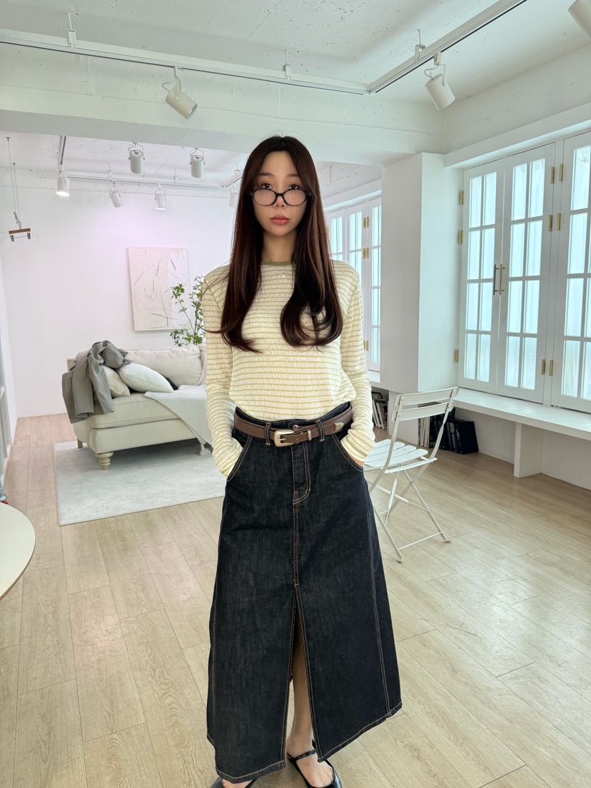 LUMIPLE東大門代購女士新款職業26春夏人氣熱賣真品休閑長裙LUMIPLE長裙