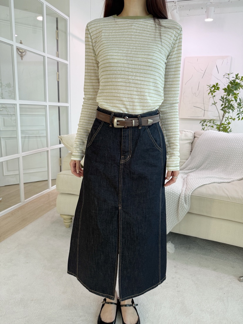 LUMIPLE東大門代購女士新款職業26春夏人氣熱賣真品休閑長裙LUMIPLE長裙