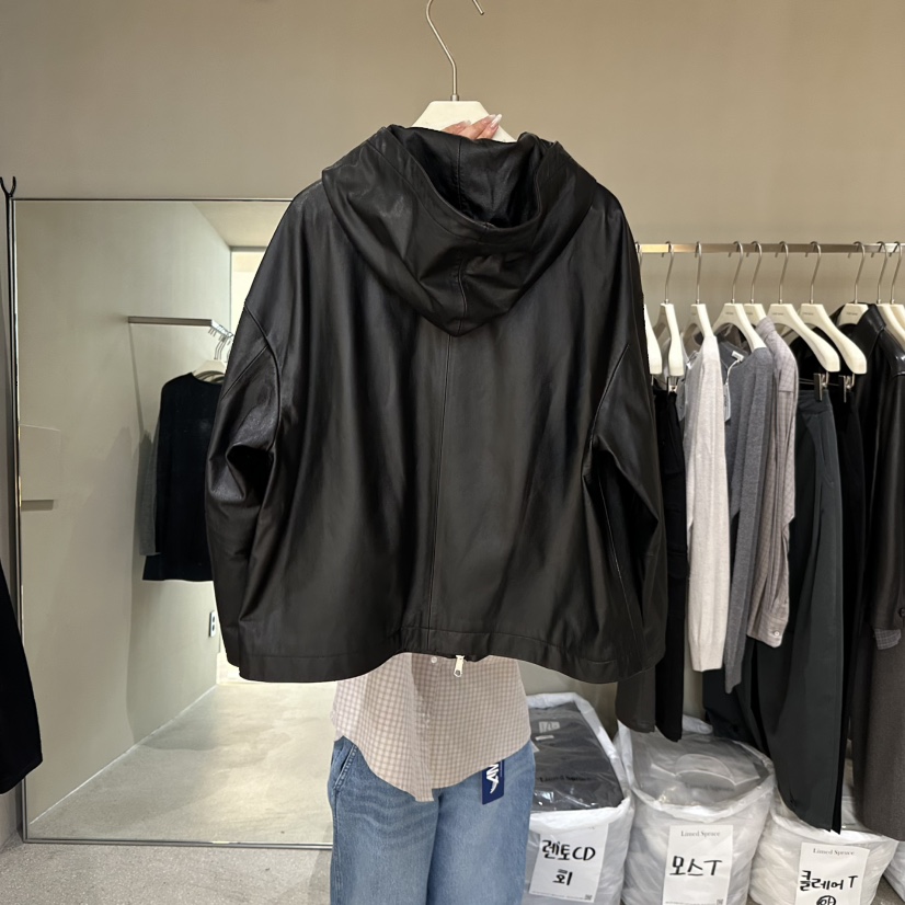 LIMED SPRUCE東大門直郵女裝新品職業休閑推薦26春夏皮衣牛皮Limed Spruce皮衣