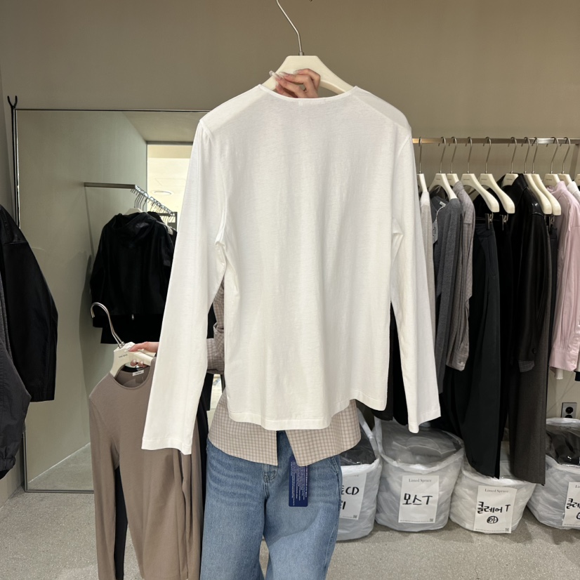 LIMED SPRUCE韓國代購女裝新款熱賣真品職業26春夏長袖T恤Limed Spruce長袖T恤