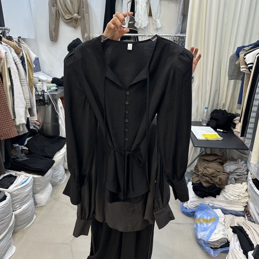 BILLION-L韓國直郵女裝新款熱賣人氣26春夏休閑襯衫蕾絲衫BILLION-L襯衫/蕾絲衫圖色3