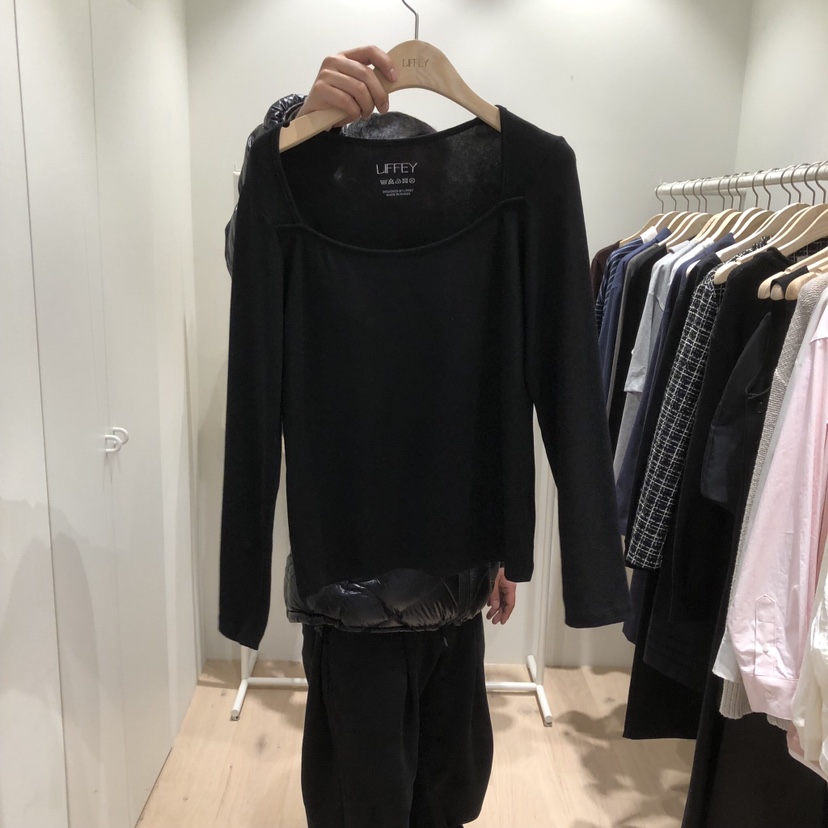 LIFFEY韓國代購女裝新品人氣時尚職業真品26春夏推薦長袖T恤LIFFEY長袖T恤圖色2