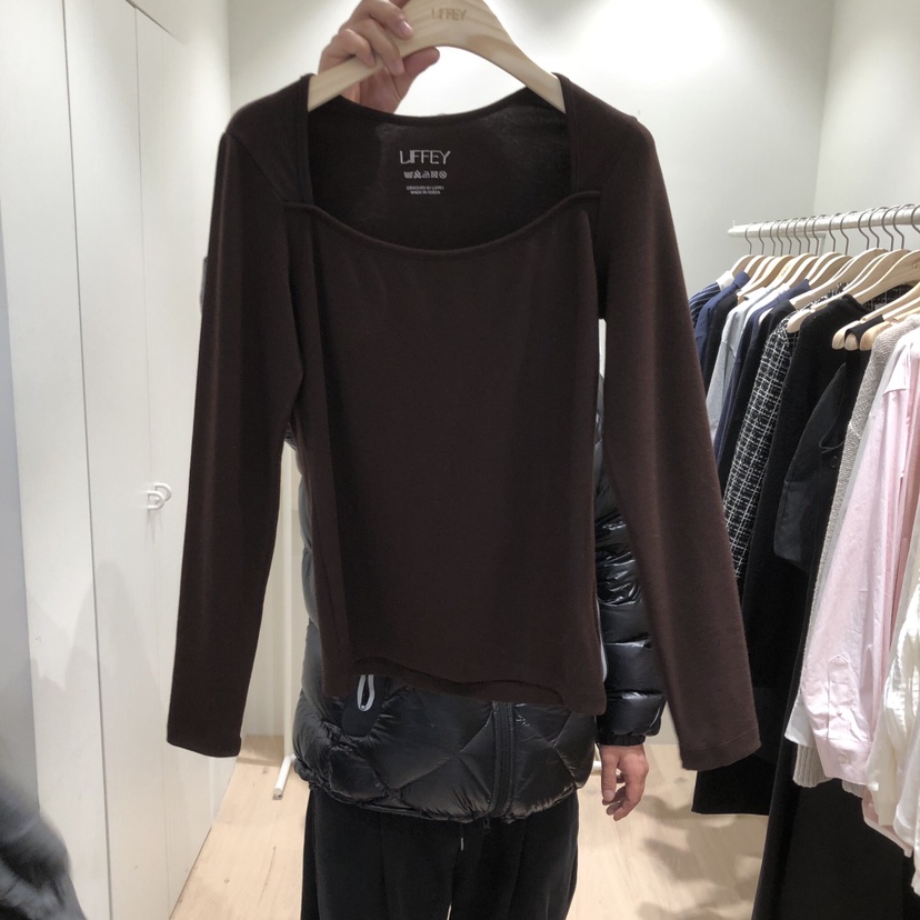 LIFFEY韓國代購女裝新品人氣時尚職業真品26春夏推薦長袖T恤LIFFEY長袖T恤圖色3