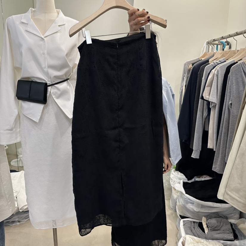 NOPSIS韓國直郵女裝新款真品職業熱賣人氣休閑推薦26春夏長裙NOPSIS長裙