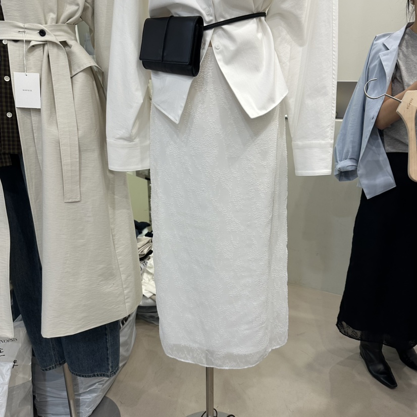 NOPSIS韓國直郵女裝新款真品職業熱賣人氣休閑推薦26春夏長裙NOPSIS長裙圖色1