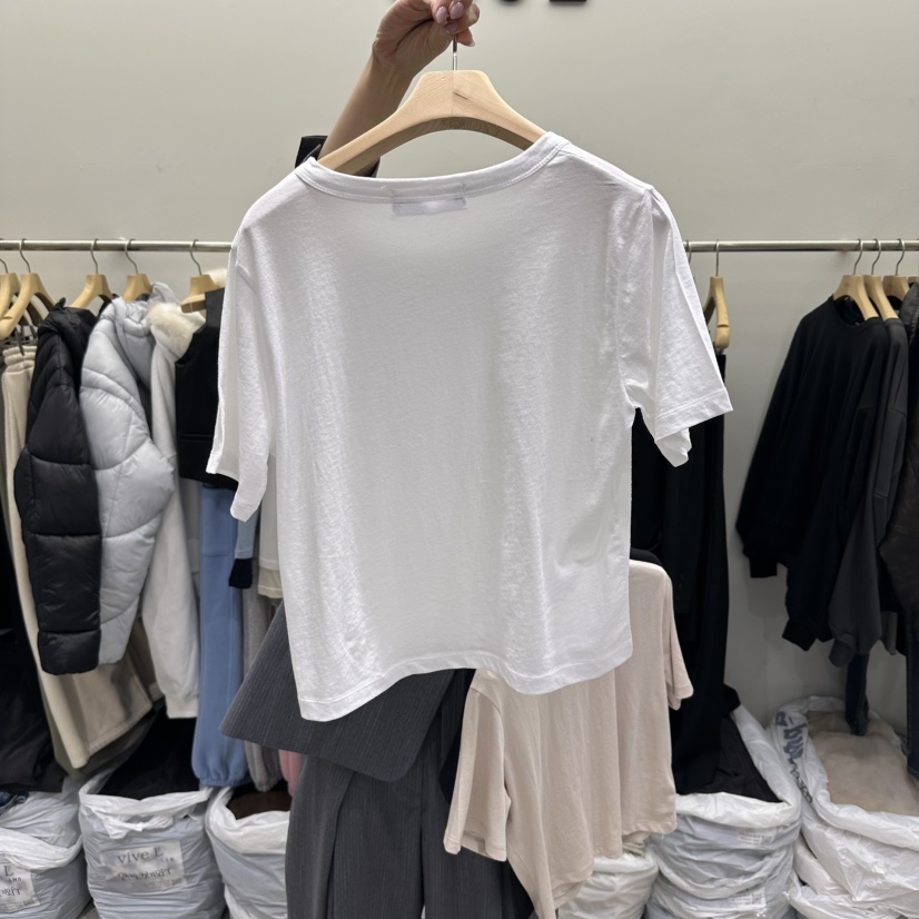VIVEL東大門實拍女裝新款人氣熱賣真品休閑時尚26春夏T恤VIVELT恤