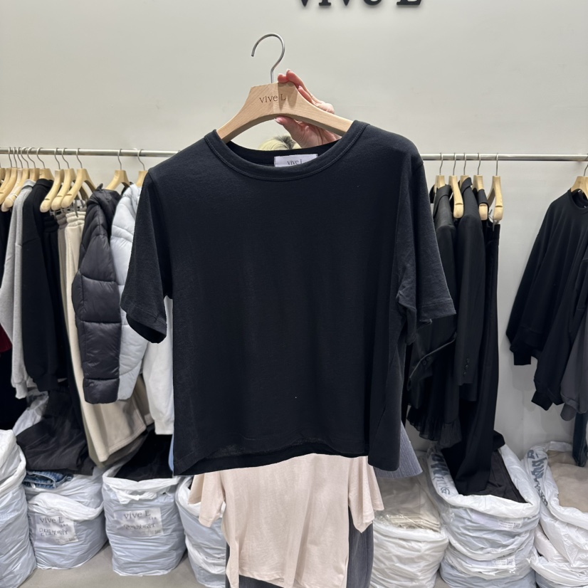 VIVEL東大門實拍女裝新款人氣熱賣真品休閑時尚26春夏T恤VIVELT恤圖色3
