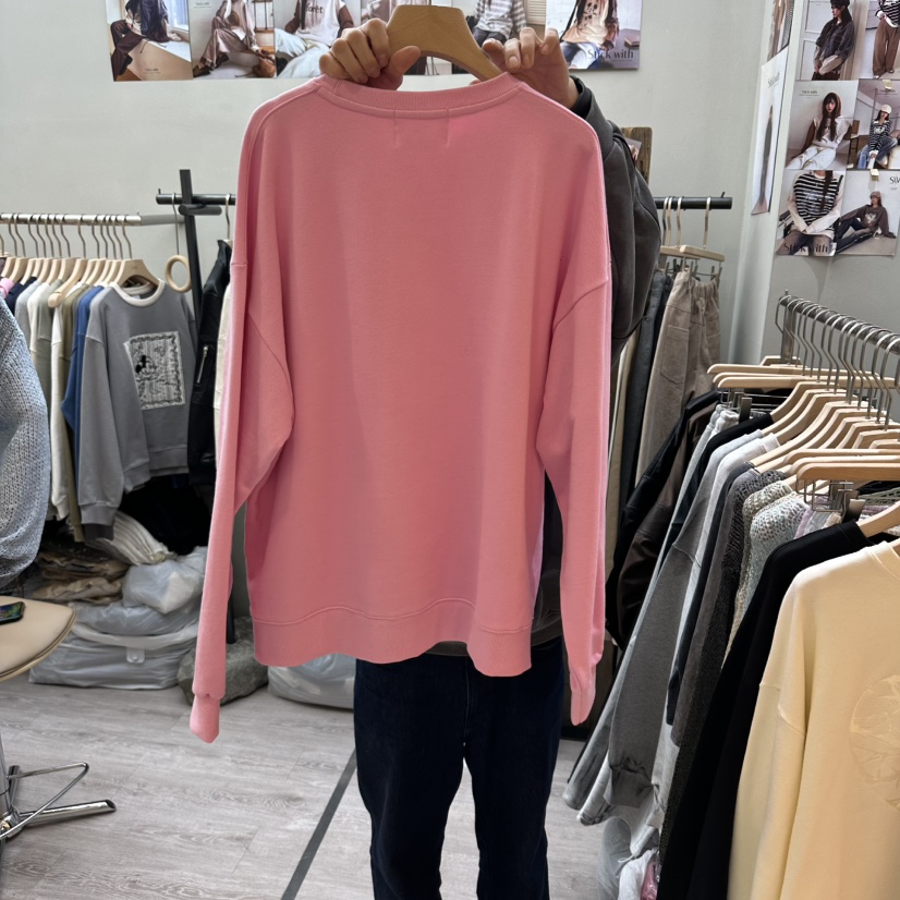 STICK WITH東大門代購女士新款休閑熱賣26春夏人氣衛衣刺繡STICK WITH衛衣