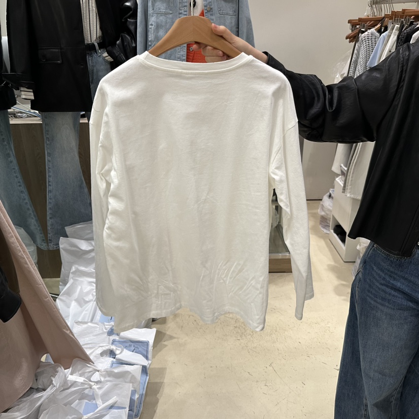 MELO韓國直郵女士新品職業休閑真品熱賣推薦時尚人氣長袖T恤MELO長袖T恤